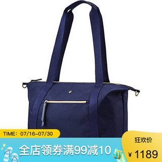 新秀丽（Samsonite）单肩包女包手提包托特包14.1寸电脑包128174 NAVY