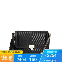 GUESS盖尔斯女包流苏搭扣链条包单肩包94G9139091Z jet black one