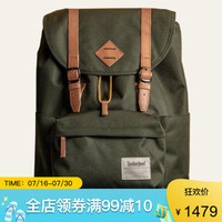 Timberland添柏岚双肩包男包包盖式休闲背包书包30升A1D1T301 Green One Size