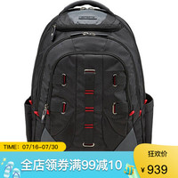 Samsonite新秀丽男包双肩包多功能大容量商务旅行背包79288 BLACK/RED