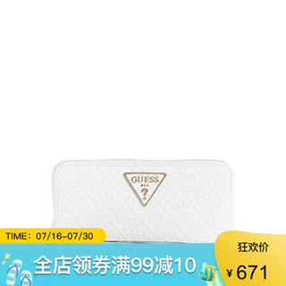 GUESS盖尔斯女包长款拉链钱包DP669146 white one