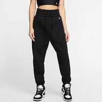 耐克Nike Jordan 女裤运动裤抓绒裤休闲裤CQ6673 Blk/Blk/Blk/Wht 2XL (20–22)