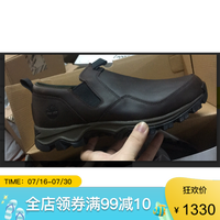 Timberland添柏岚男鞋套脚登山鞋皮鞋A1QLS201 Dark Brown FG 10 M