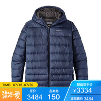 Patagonia巴塔哥尼亚羽绒服男保暖连帽短款600蓬84902 NVYB M