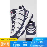 FILA斐乐男鞋海军设计运动鞋圆头时尚休闲鞋1BM00745 125 10M