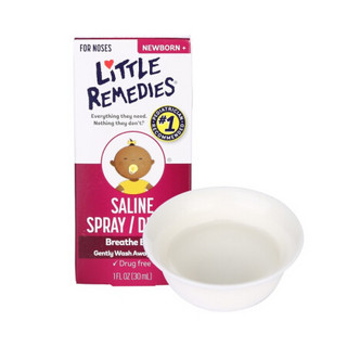 Little remedies 美国进口 儿童 盐水滴鼻剂 30ml