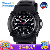 美国直邮 卡西欧(CASIO) 男士运动手表,黑色树脂皮带