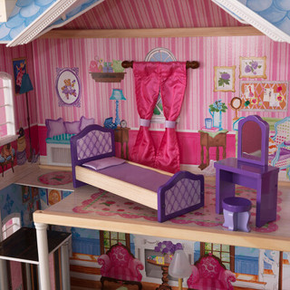美国直邮 KidKraft 过家家玩具 梦幻玩具屋含14家具配件
