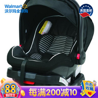 美国直邮 葛莱（GRACO）SnugRide SnugLock 35 XT 婴儿汽车座椅 黑白条纹