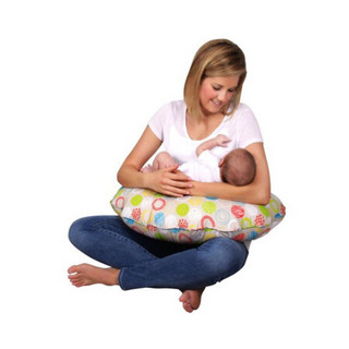 LEACHCO 多功能 哺乳靠垫枕头 婴儿喂奶枕 可拆卸调节 舒适防滑 帮助仰卧起坐