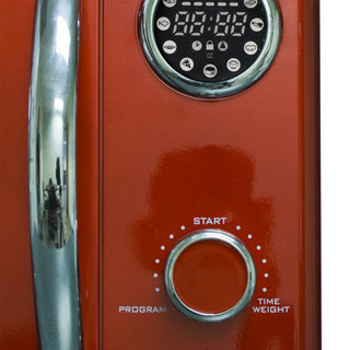 美国直邮 Nostalgia Electrics 怀旧复古系列0.9 CF红色微波炉