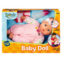 美国直邮 Kidoozie 温暖拥抱玩具娃娃 G02399 柔软可爱 包括娃娃和3个配件