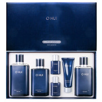 欧惠(OHUI) 奇迹水库水乳精华面霜套装七夕情人节礼物 极v致修颜水乳安瓶三件套带钻 男士套盒 男士水乳6件套盒【滋润】
