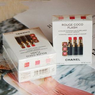 香奈儿（Chanel）可可小姐炫光唇膏口红 coco flash 72#91#92#口红套盒
