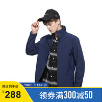 诺诗兰秋冬户外男士软壳夹克 防风保暖舒适风雪外套 GF055593 Ⅱ藏蓝色 XXL