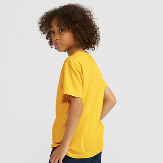 UNIQLO 优衣库 儿童短袖T恤 428267 黄色 120cm