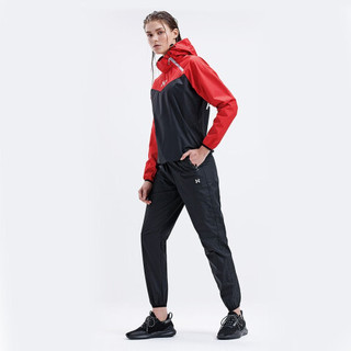 现货HOTSUIT后秀 发汗系列 运动套装女 UFC健身美体爆汗舒适发汗服 经典款塑形暴汗服 红色-女款长款 XL