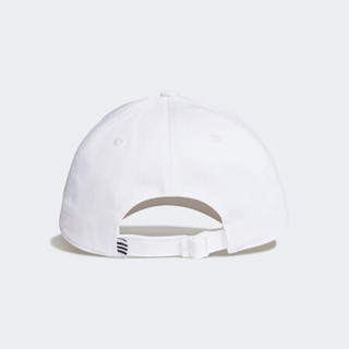 阿迪达斯官网 adidas BBALL CAP COT 男女训练运动帽FK0890 白/白/黑色 XL