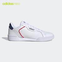 adidas NEO ROGUERA 男士休闲运动鞋 EH2264 白/白/科技靛蓝 42