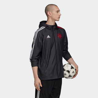 adidas 阿迪达斯 MUFC WINDBREAKR 男子运动夹克 GD9007 黑色 XL