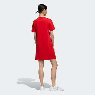 adidas 阿迪达斯官网 neo W GK DRESS 女装运动裙子GK1487 浅猩红/浅猩红 A/L(170/92A)