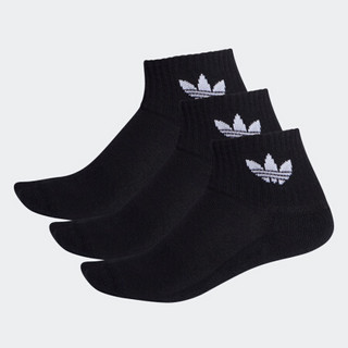 阿迪达斯官网 adidas 三叶草 MID ANKLE SCK 男女运动袜子FM0643 如图 S