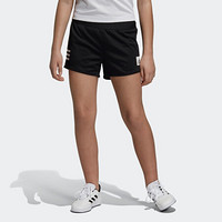 阿迪达斯官方 adidas YG TR COOL SH 大童训练针织短裤DV2739 黑色/白 164CM
