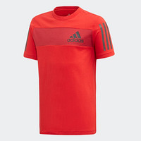 阿迪达斯官网 adidas YB SID TEE 大童装训练运动短袖T恤ED6504 猩红色/栗色/黑色 128CM