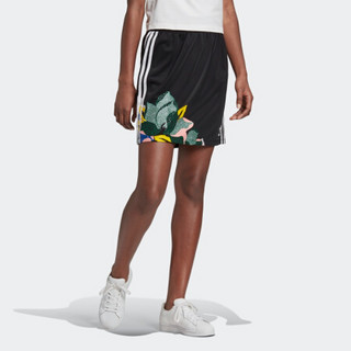 阿迪达斯官网 adidas 三叶草 SKIRT 女装运动裙子GC6831 黑色 34(165/62A)