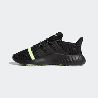 阿迪达斯官网adidas 三叶草TUBULAR DUSK男女鞋经典运动鞋休闲鞋CG7112 一号黑/高光红 黄/一号黑 40.5(250mm)