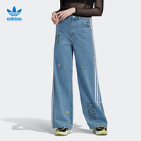 adidas  阿迪达斯官网 三叶草 DENIM TRACKPANT 女装运动裤FL4153 如图 L