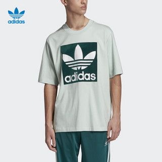 阿迪达斯官网adidas 三叶草OVERSIZED TEE男装经典运动短袖T恤FK9990 如图 L