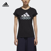 adidas阿迪达斯官网 GFX SS T BOS女装运动型格短袖T恤DM5345 黑  S