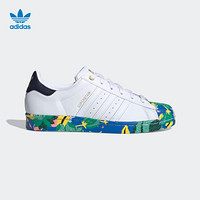 阿迪达斯官网 adidas 三叶草 SUPERSTAR W 女子经典运动鞋FW2526 白/藏青/亮蓝/绿/黄/黑 38.5(235mm)