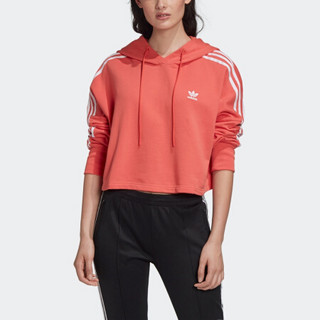 阿迪达斯官网 adidas 三叶草 CROPPED HOOD 女装运动套头衫FM3274 如图 30