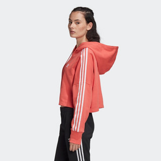 阿迪达斯官网 adidas 三叶草 CROPPED HOOD 女装运动套头衫FM3274 如图 30