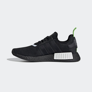 阿迪达斯 adidas 三叶草 NMD R1 男女休闲运动鞋  EF4268 1号黑色/亮白/标志绿 41