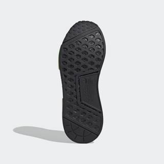 阿迪达斯 adidas 三叶草 NMD R1 男女休闲运动鞋  EF4268 1号黑色/亮白/标志绿 41
