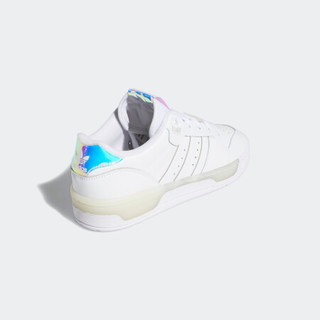 阿迪达斯官网adidas 三叶草RIVALRY LOW W女鞋经典运动鞋板鞋EE5935 白/白/一号黑 38.5(235mm)