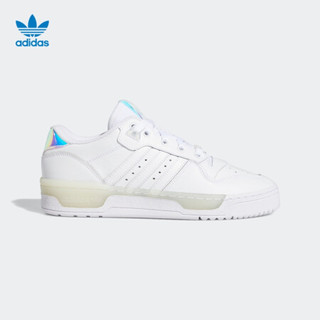 阿迪达斯官网adidas 三叶草RIVALRY LOW W女鞋经典运动鞋板鞋EE5935 白/白/一号黑 38.5(235mm)