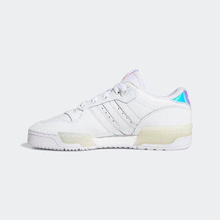 阿迪达斯官网adidas 三叶草RIVALRY LOW W女鞋经典运动鞋板鞋EE5935 白/白/一号黑 38.5(235mm)