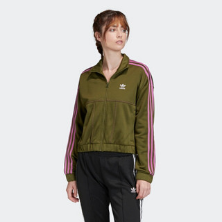 阿迪达斯官网 adidas 三叶草 TRACKTOP 女装运动外套FL4086 如图 38