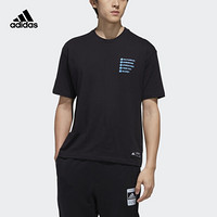 阿迪达斯官方 adidas M NY SS 男女运动型格短袖T恤FI3989 如图 M