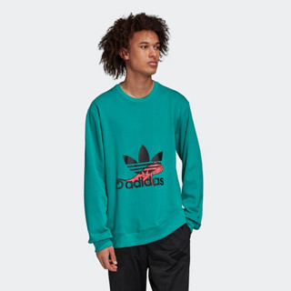 阿迪达斯官网 adidas 三叶草 SWEATSHIRT 男装运动卫衣FM3702 如图 L