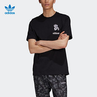 adidas  阿迪达斯官网三叶草 Disney高飞联名男装运动短袖T恤GD6024 黑色 S(175/92A)