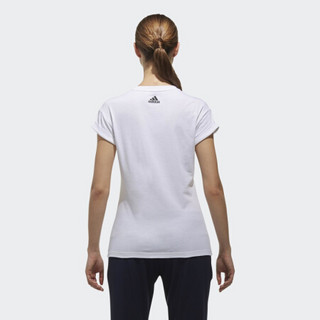 adidas 阿迪达斯 TEE GZ 女子运动T恤 DT2546 白色 XL