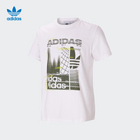 阿迪达斯官方 adidas 三叶草 CTHRU TEE 男子短袖上衣FM4852 如图 M