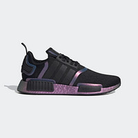 阿迪达斯官网 adidas 三叶草 NMD_R1 男女经典运动鞋FV8732 一号黑/镭射银 40.5(250mm)