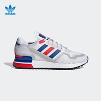 阿迪达斯官网 adidas 三叶草 ZX_750_HD 男女鞋经典运动鞋FX7463 亮白/一度灰/一度灰/学院蓝 41(255mm)