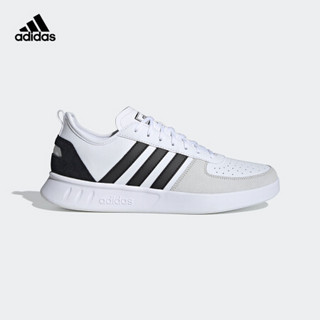 阿迪达斯官网 adidas COURT80S 男鞋网球运动鞋FW2871 白/一号黑/轨道灰 41(255mm)